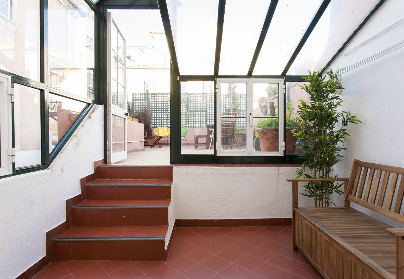 Apartamento en Lisboa ciudad - Big Flat w/Terrace up to 22guests by Central Hill